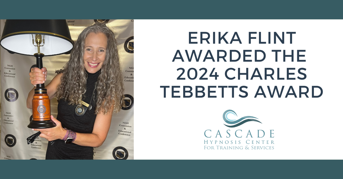 Erika Flint awarded the 2024 Charles Tebbetts Award for 